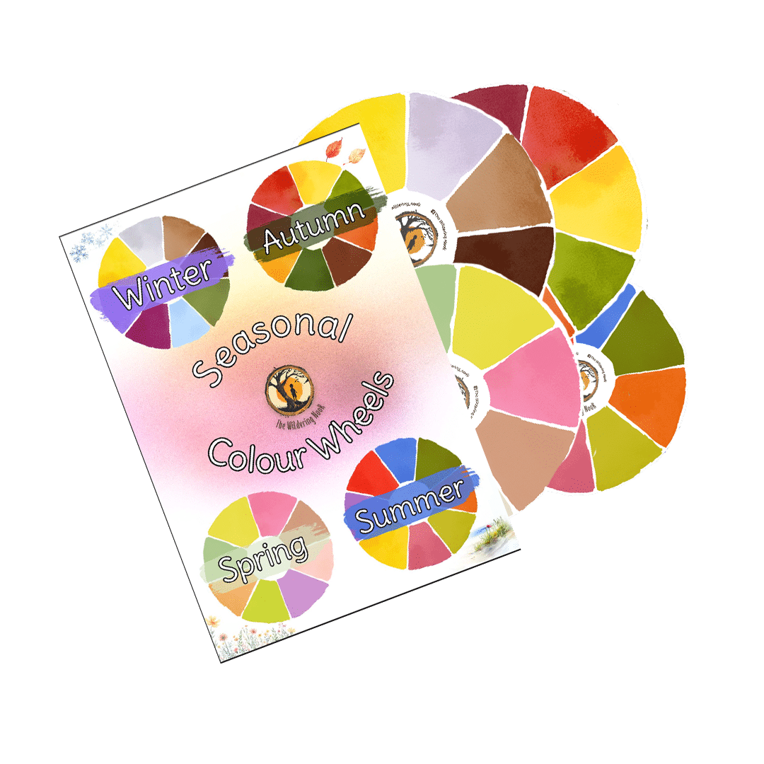 colour wheel seasons about the wildering nook homeschooling home school amazing learning material educational children kids resources new zealand aotearoa australia america digital products printed books