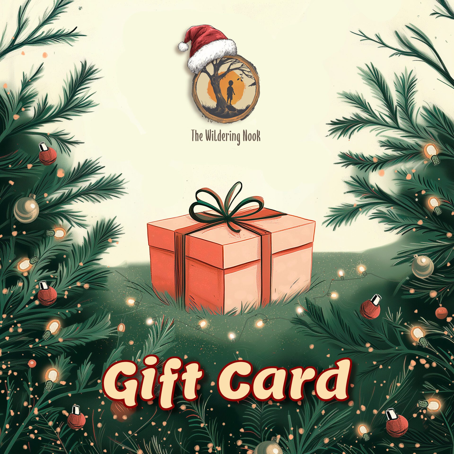 christmas gift card holiday progamme blenheim marlborough NZ the wildering nook homeschooling home school New Zealand home education amazing learning material educational children kids homeschooling resources new zealand aotearoa australia america digital products printed books outdoor play nature